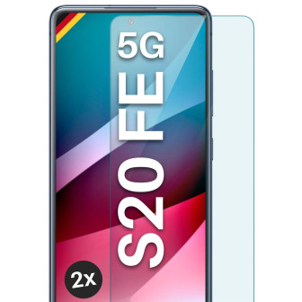 moex ShockProtect Samsung Galaxy S20 FE 5G Panzerglas Klar – 2er Set