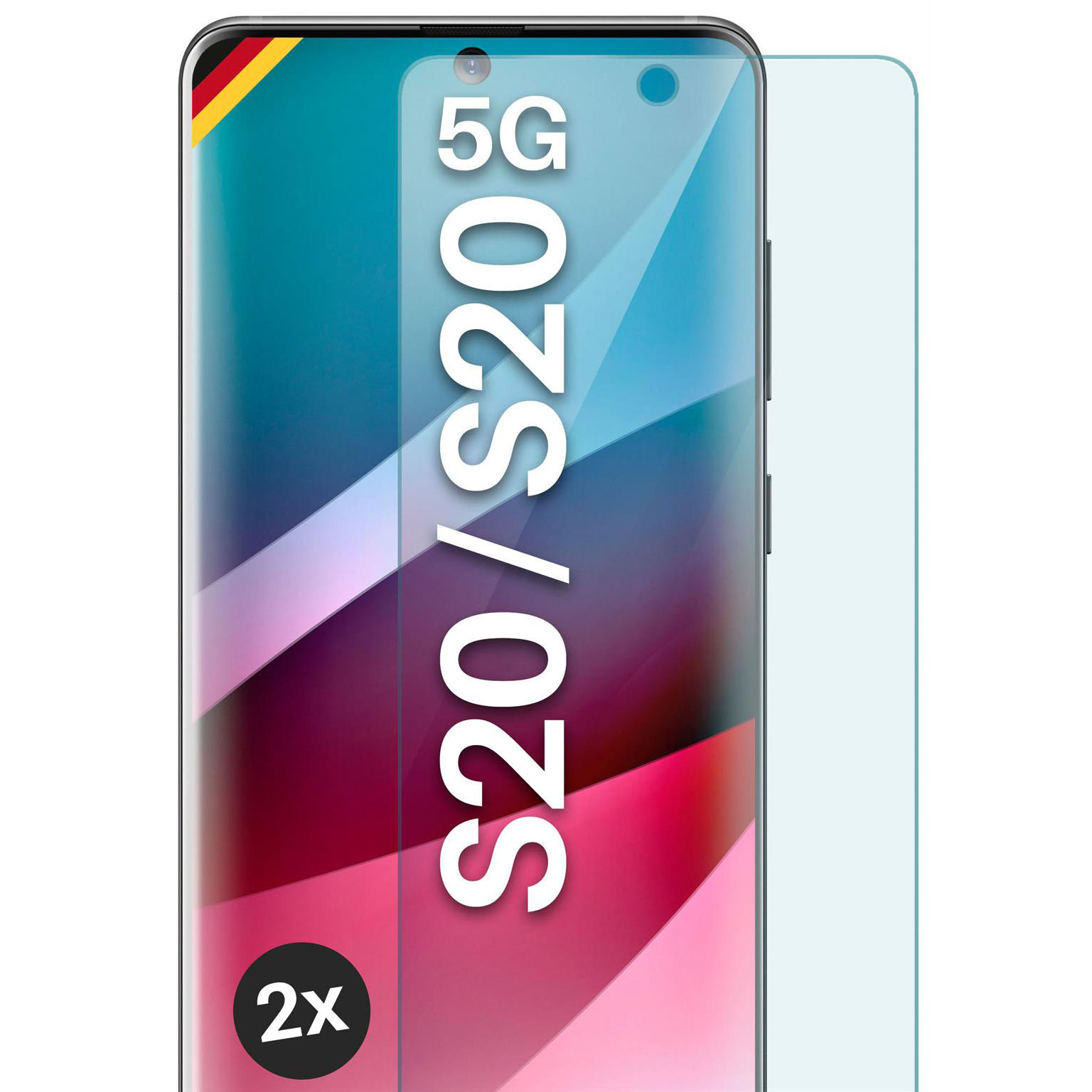 moex ShockProtect Samsung Galaxy S20 5G Panzerglas Klar – undefined