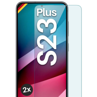 moex ShockProtect Samsung Galaxy S23 Plus Panzerglas Klar – 2er Set