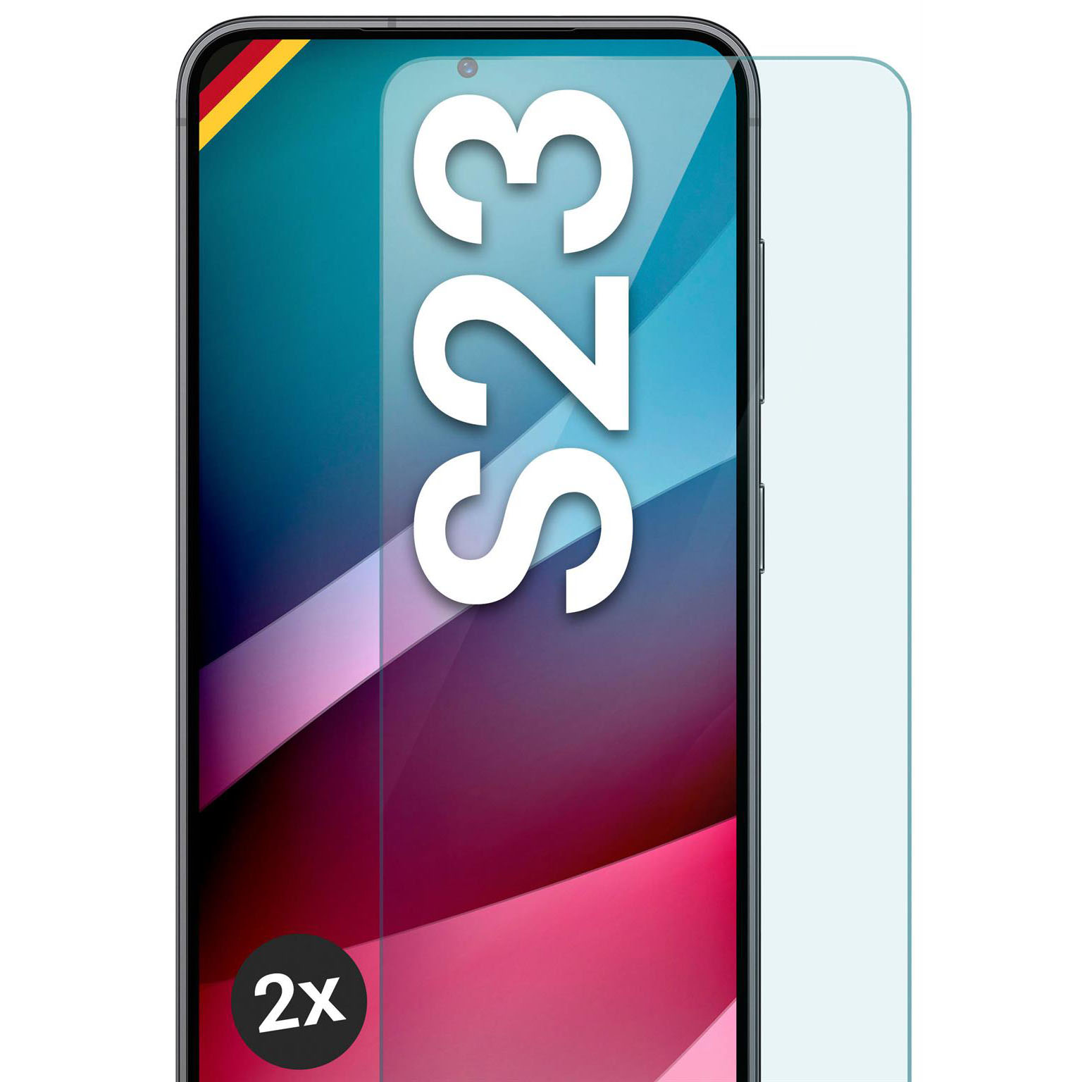 moex ShockProtect Samsung Galaxy S23 Panzerglas Klar – undefined