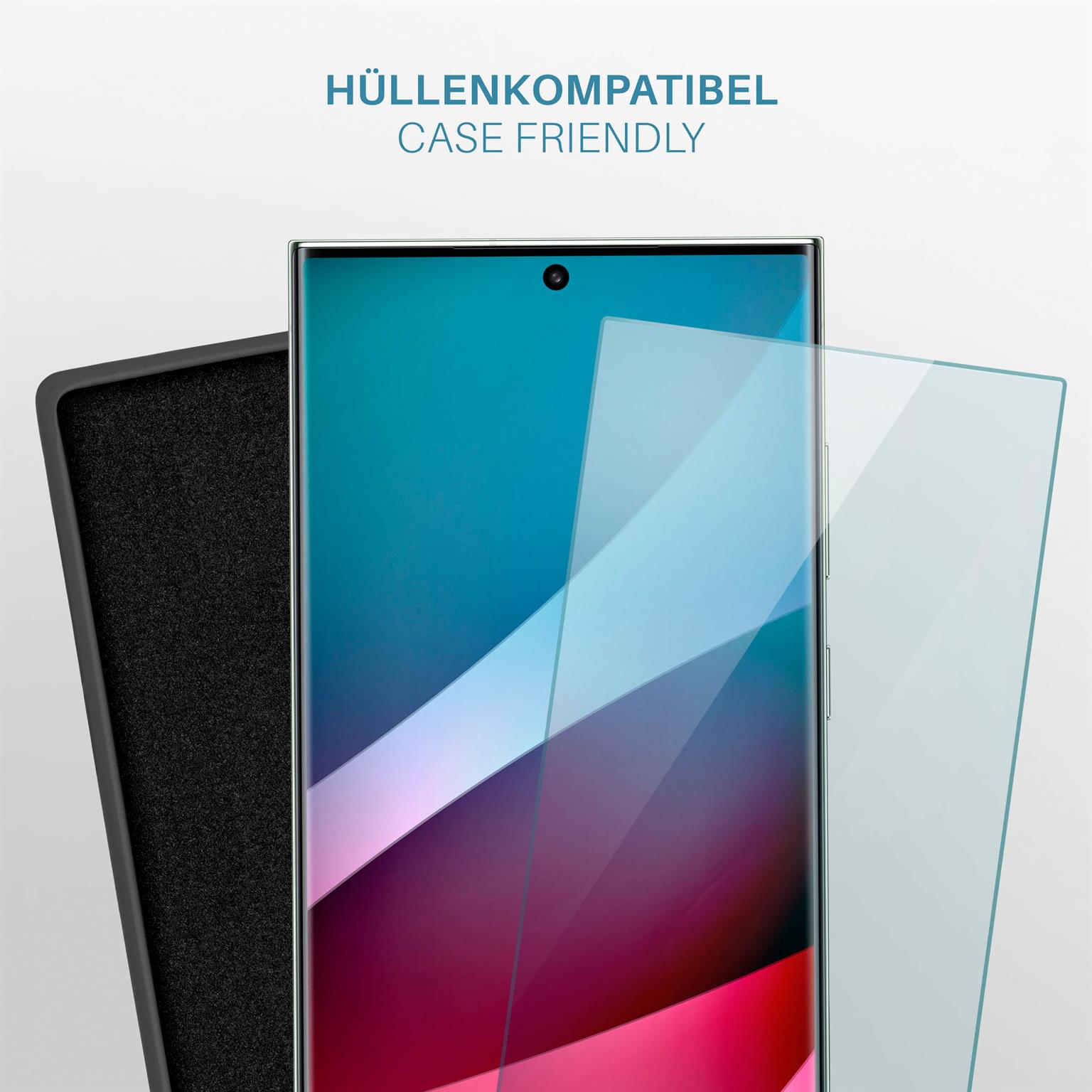 moex ShockProtect Samsung Galaxy S24 Ultra Panzerglas Klar – Weiteres Produktbild 6