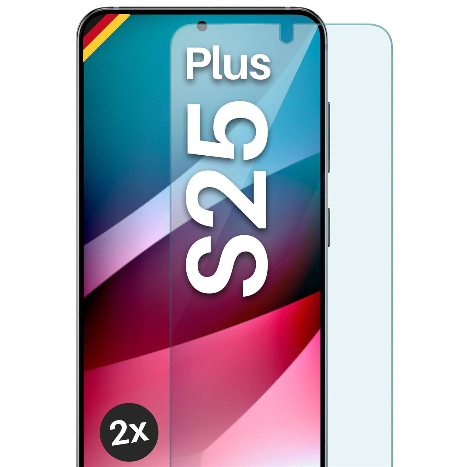 moex ShockProtect Samsung Galaxy S25 Plus Panzerglas Klar – Weiteres Produktbild 1 moex ShockProtect Samsung Galaxy S25 Plus Panzerglas Klar – Weiteres Produktbild 1