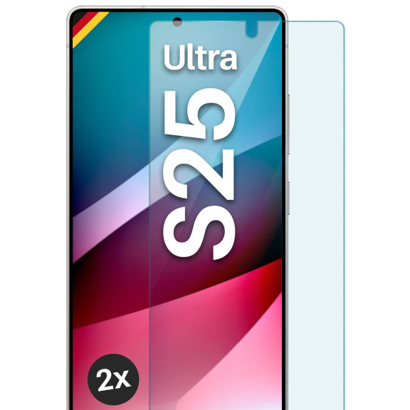 moex ShockProtect Samsung Galaxy S25 Ultra Panzerglas Klar – Weiteres Produktbild 1