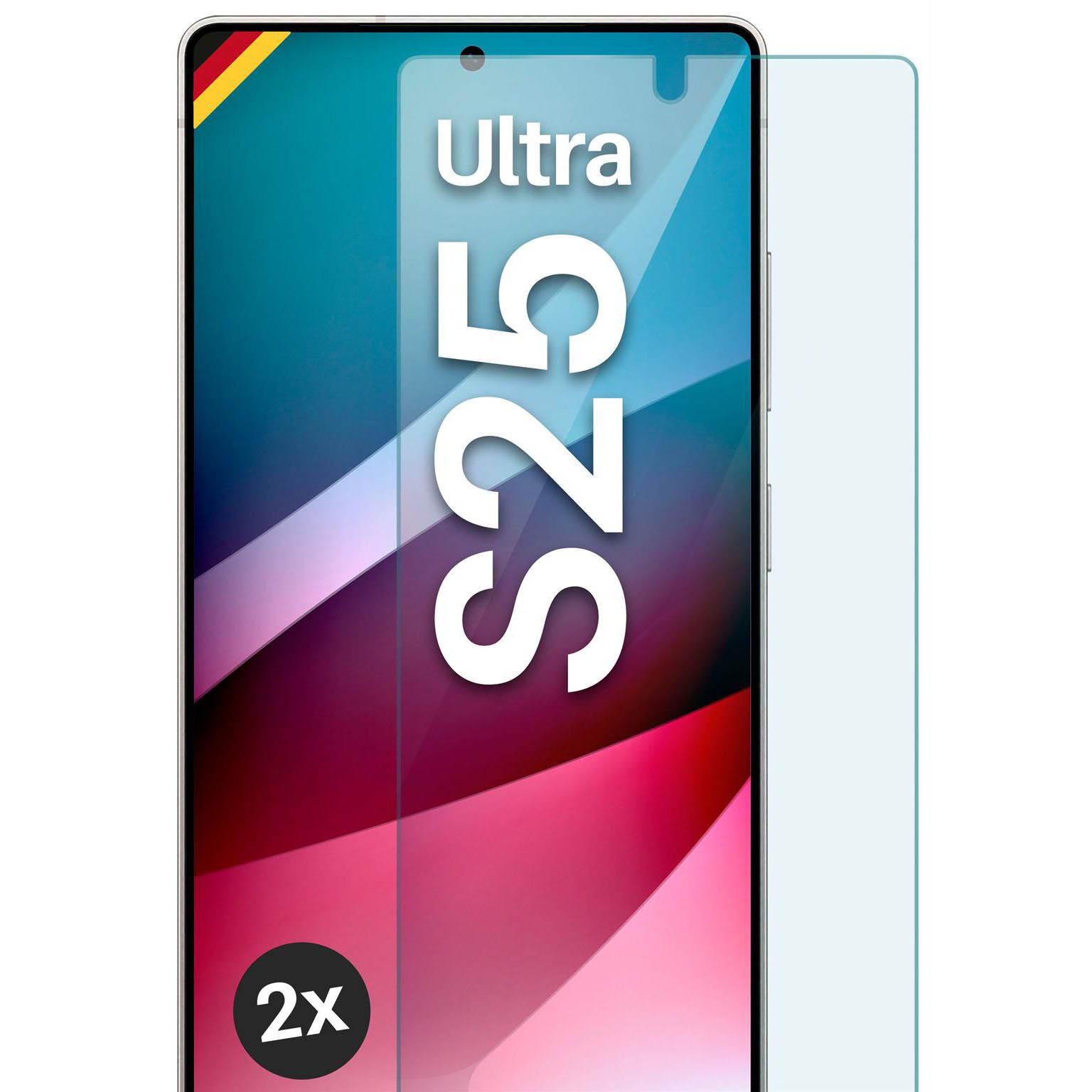 moex ShockProtect Samsung Galaxy S25 Ultra Panzerglas Klar – Weiteres Produktbild 1 moex ShockProtect Samsung Galaxy S25 Ultra Panzerglas Klar – Weiteres Produktbild 1