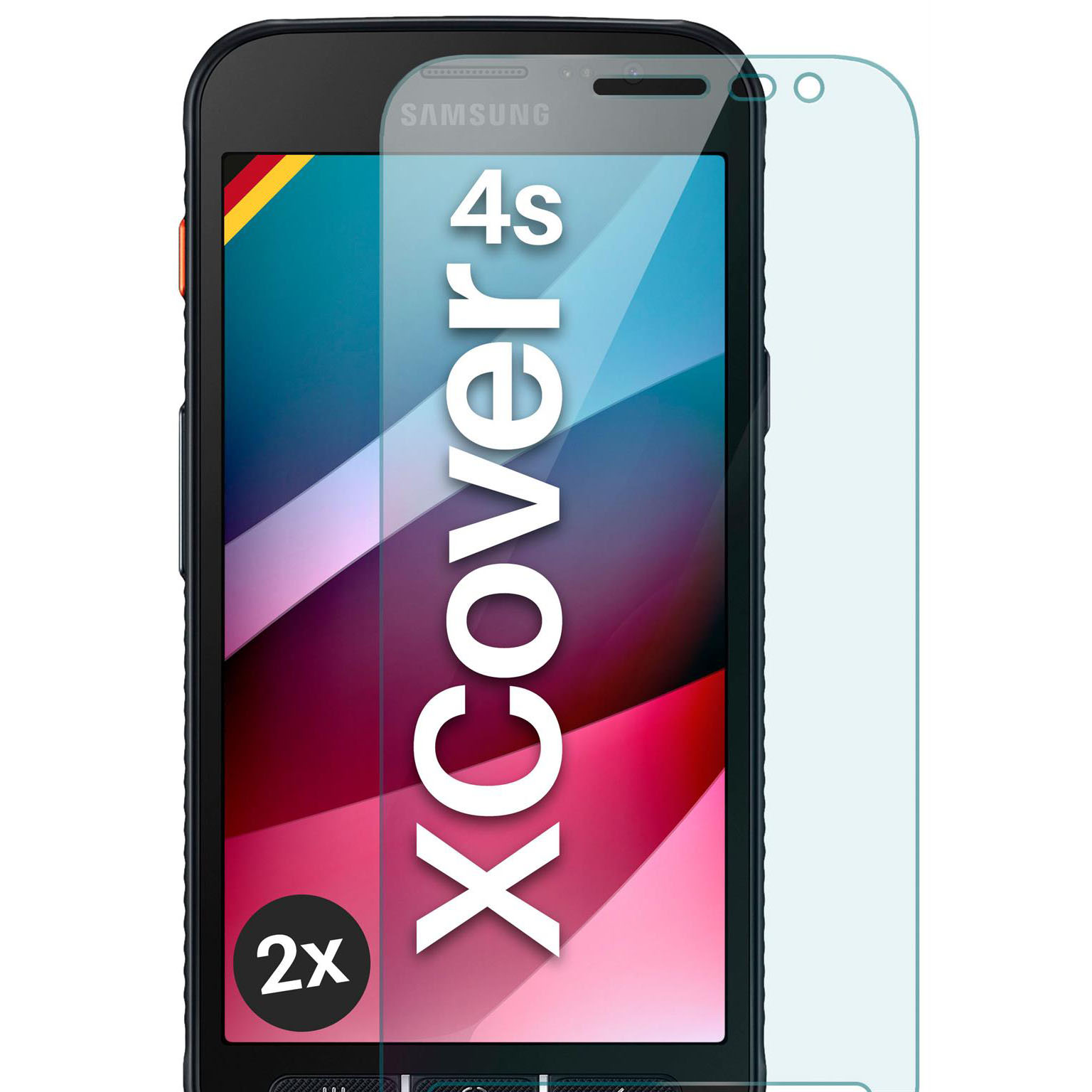 moex ShockProtect Samsung Galaxy Xcover 4s Panzerglas Klar – undefined