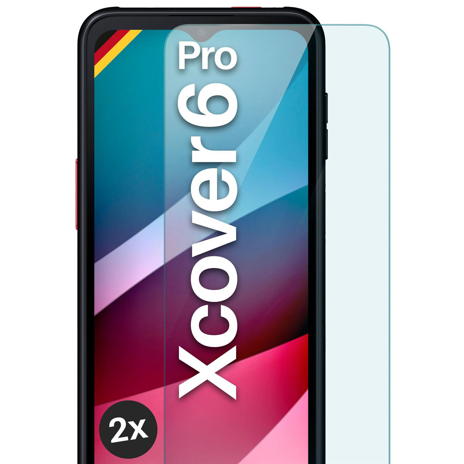 moex ShockProtect Samsung Galaxy Xcover 6 Pro Panzerglas Klar – Weiteres Produktbild 1 moex ShockProtect Samsung Galaxy Xcover 6 Pro Panzerglas Klar – Weiteres Produktbild 1