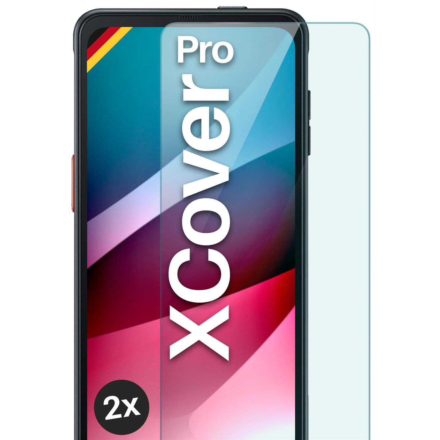 moex ShockProtect Samsung Galaxy Xcover Pro Panzerglas Klar – Weiteres Produktbild 1 moex ShockProtect Samsung Galaxy Xcover Pro Panzerglas Klar – Weiteres Produktbild 1