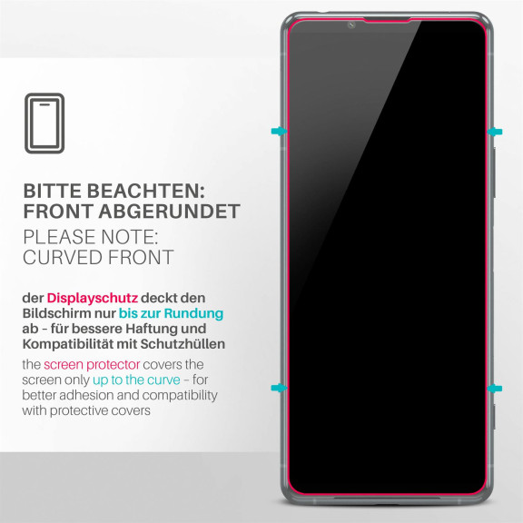 moex ShockProtect Sony Xperia 5 III Panzerglas Klar – Weiteres Produktbild 3