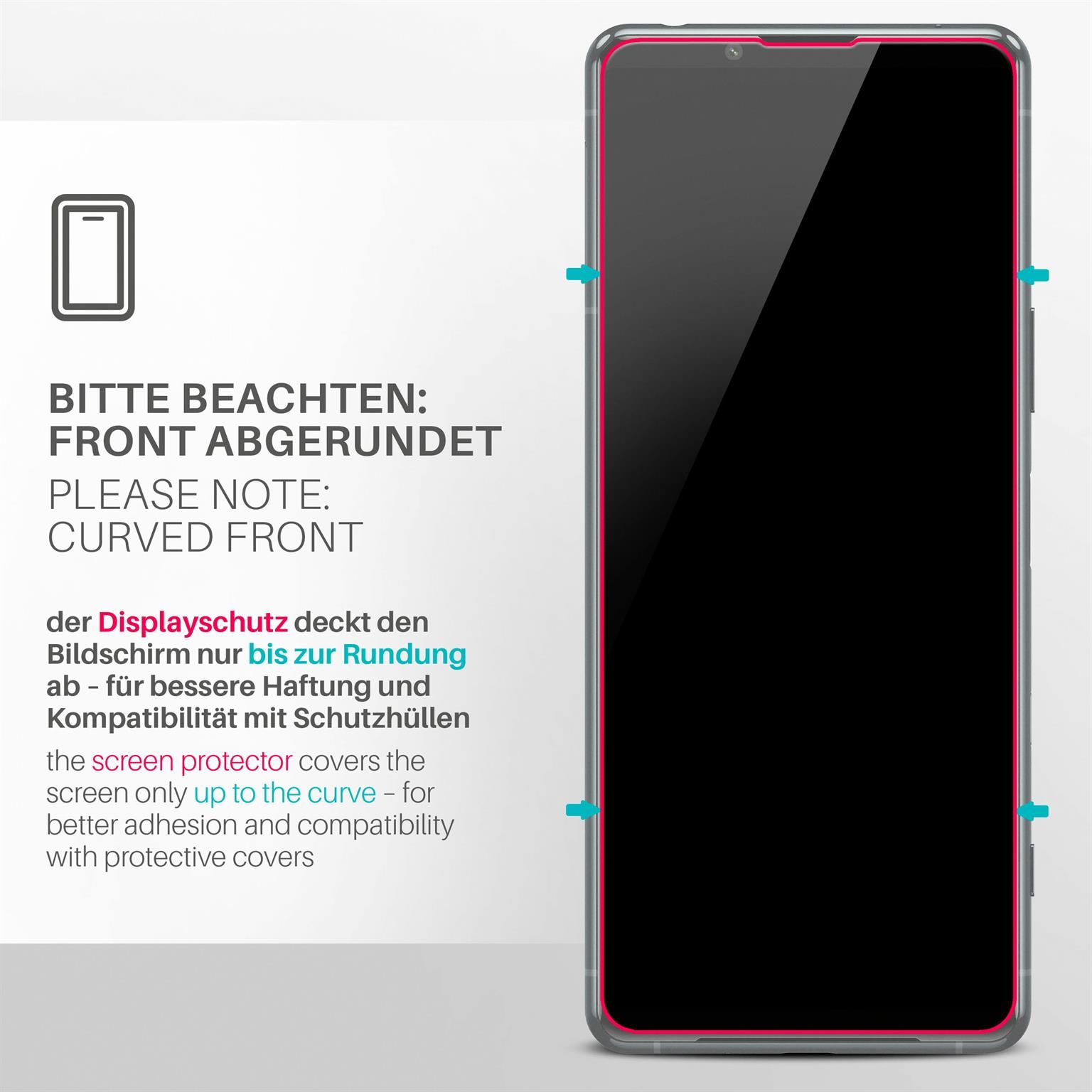 moex ShockProtect Sony Xperia 5 III Panzerglas Klar – Weiteres Produktbild 3 moex ShockProtect Sony Xperia 5 III Panzerglas Klar – Weiteres Produktbild 3