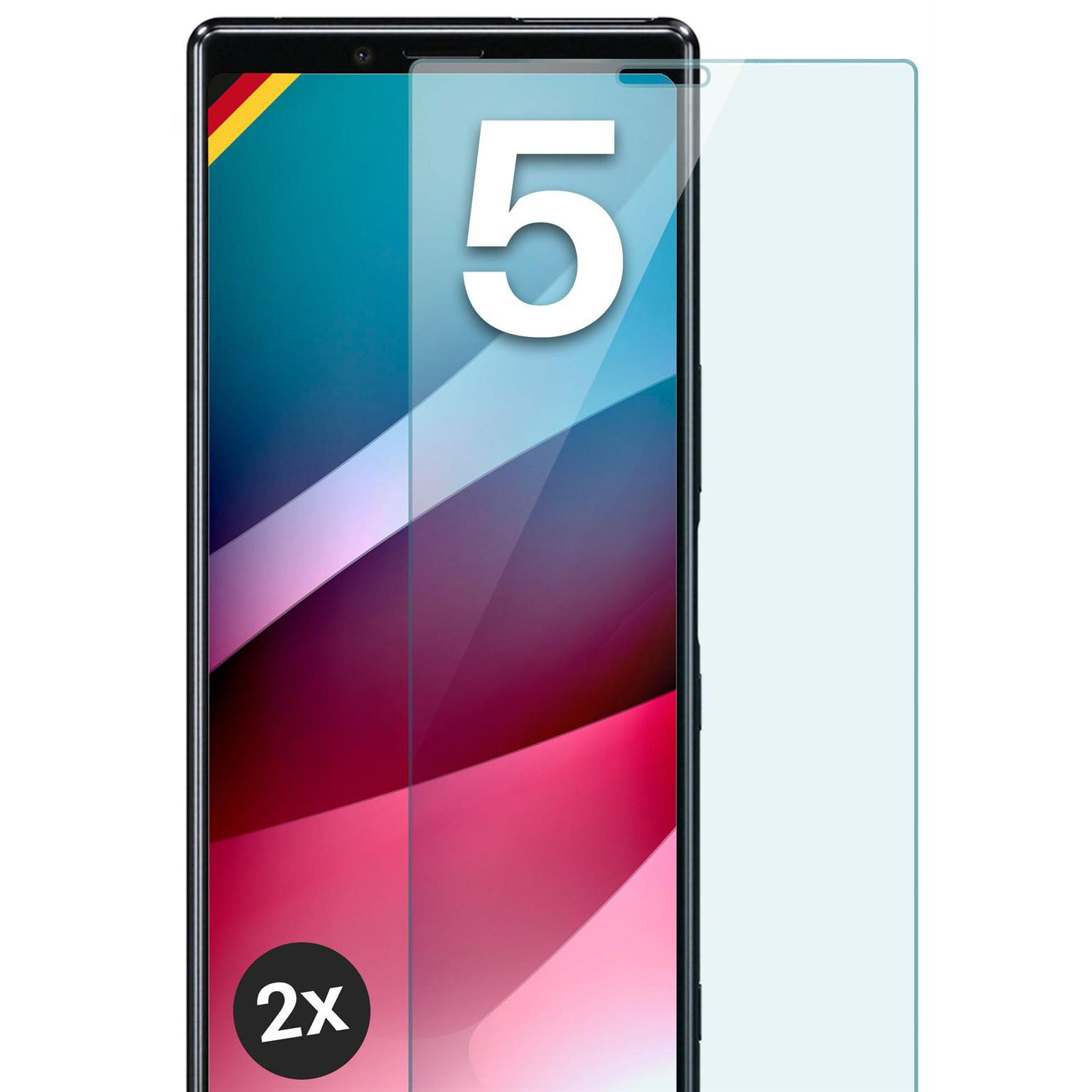 moex ShockProtect Sony Xperia 5 Panzerglas Klar – Weiteres Produktbild 1 moex ShockProtect Sony Xperia 5 Panzerglas Klar – Weiteres Produktbild 1
