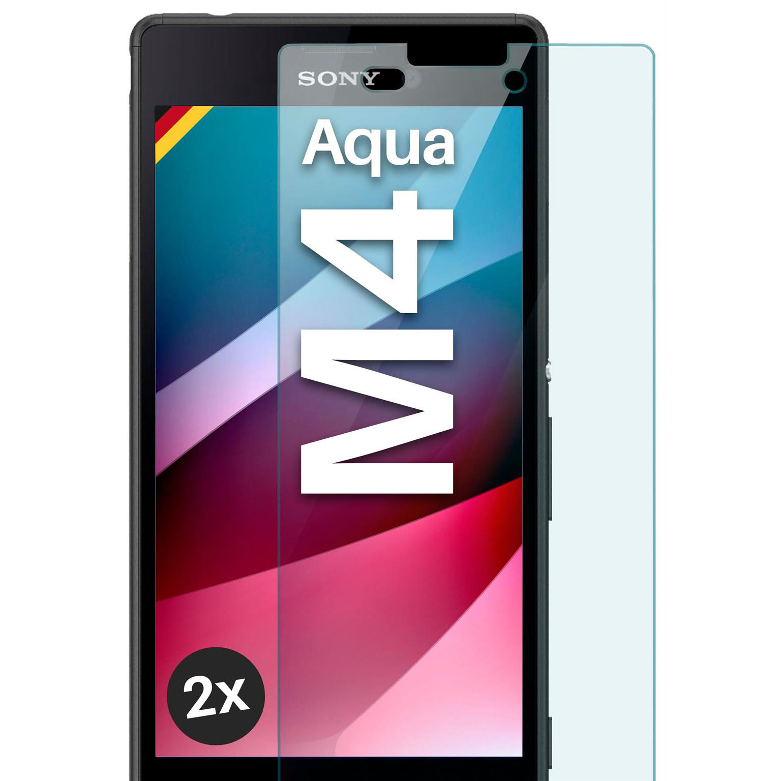 moex ShockProtect Sony Xperia M4 Aqua Panzerglas Klar – Weiteres Produktbild 1 moex ShockProtect Sony Xperia M4 Aqua Panzerglas Klar – Weiteres Produktbild 1