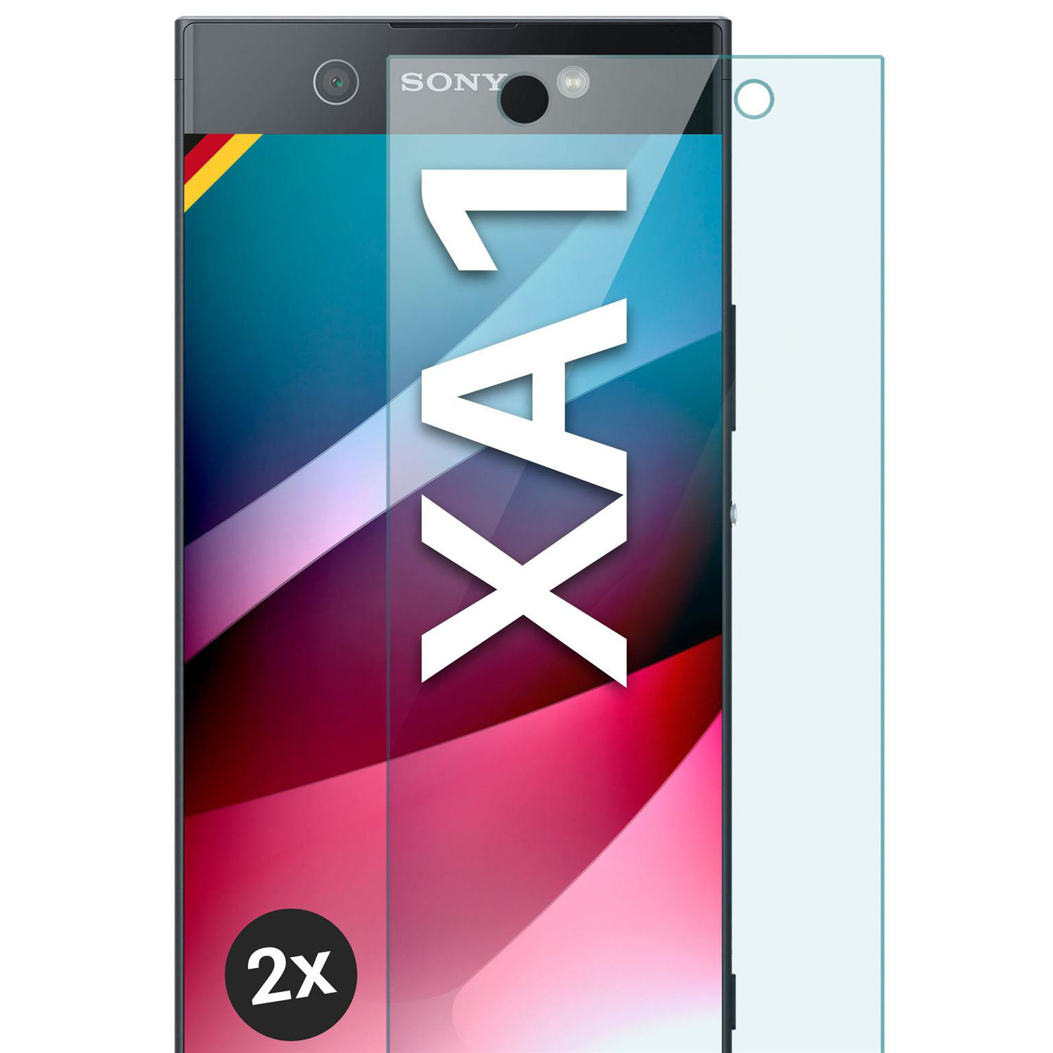 moex ShockProtect Sony Xperia XA1 Panzerglas Klar – Weiteres Produktbild 1 moex ShockProtect Sony Xperia XA1 Panzerglas Klar – Weiteres Produktbild 1