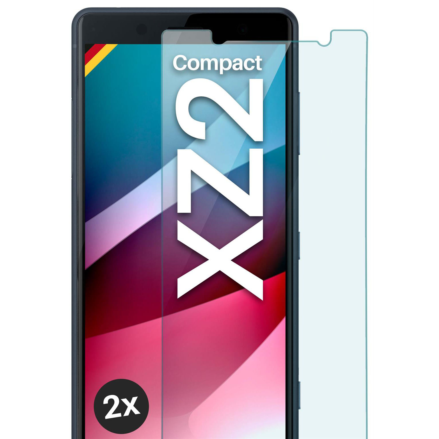 moex ShockProtect Sony Xperia XZ2 Compact Panzerglas Klar – undefined