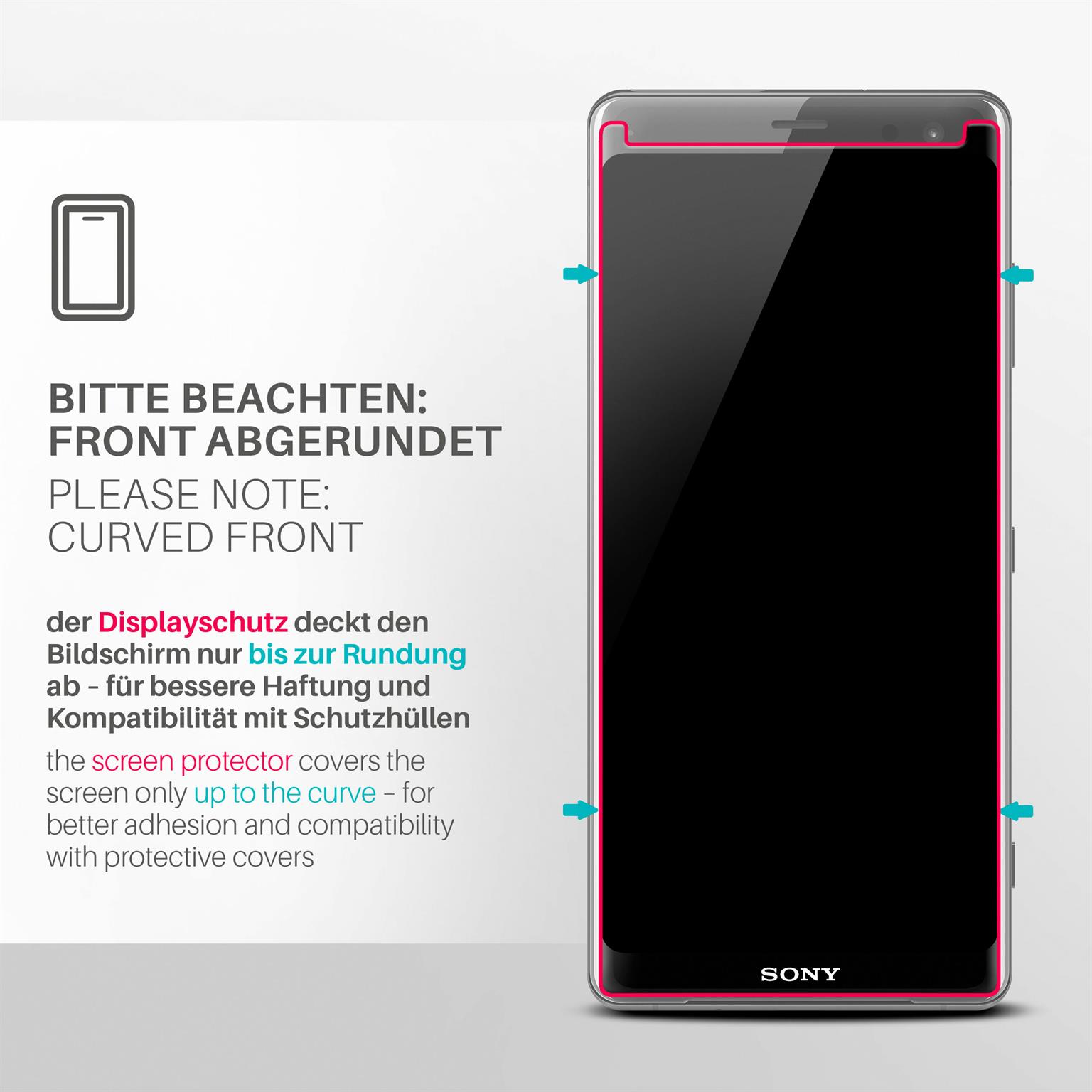 moex ShockProtect Sony Xperia XZ3 Panzerglas Klar – Weiteres Produktbild 3 moex ShockProtect Sony Xperia XZ3 Panzerglas Klar – Weiteres Produktbild 3