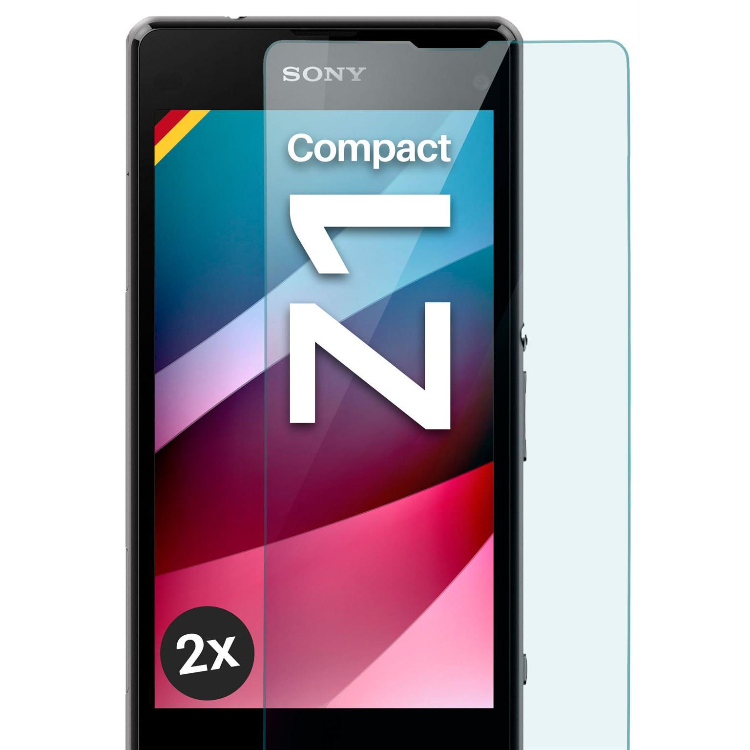 moex ShockProtect Sony Xperia Z1 Compact Panzerglas Klar – Weiteres Produktbild 1 moex ShockProtect Sony Xperia Z1 Compact Panzerglas Klar – Weiteres Produktbild 1