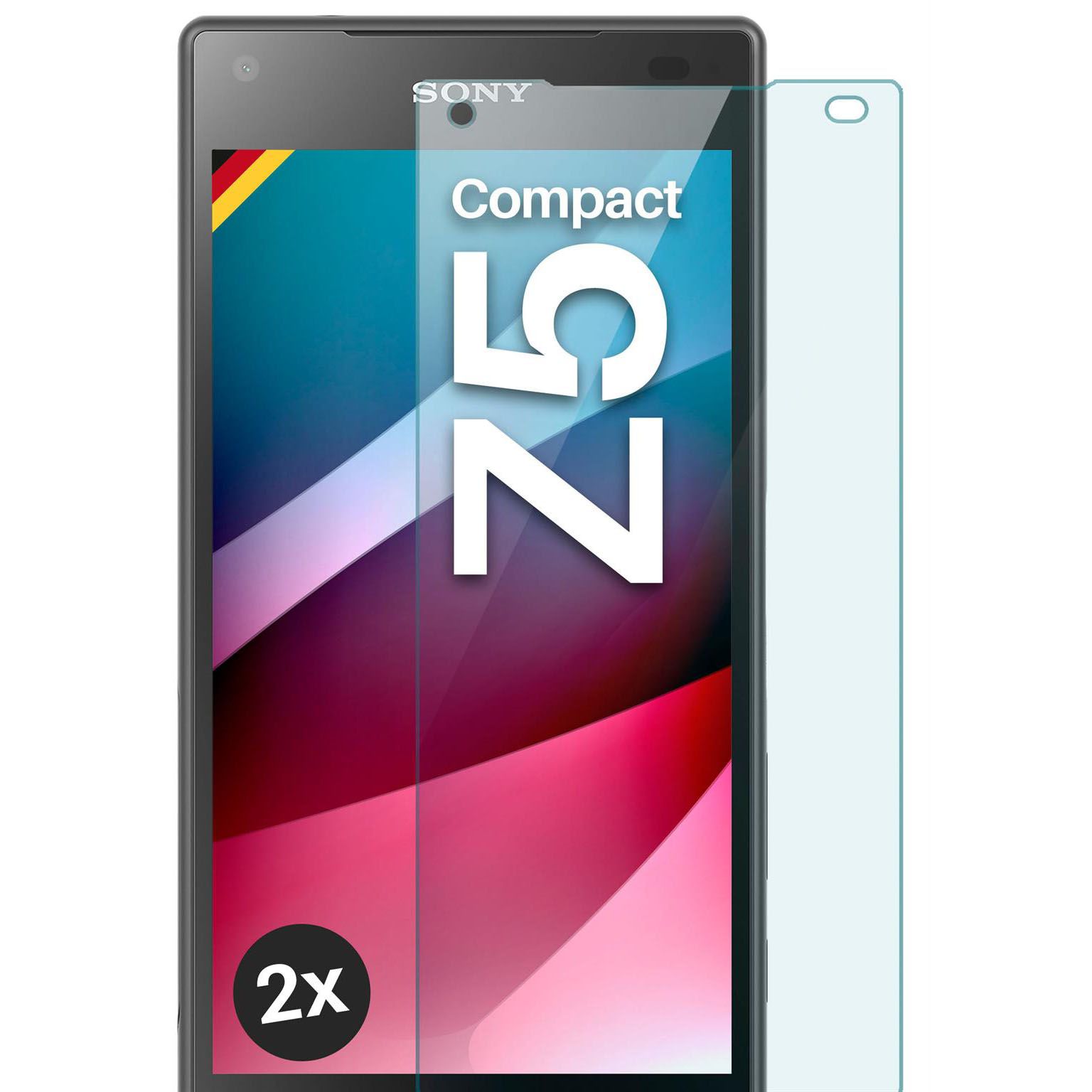 moex ShockProtect Sony Xperia Z5 Compact Panzerglas Klar – Weiteres Produktbild 1 moex ShockProtect Sony Xperia Z5 Compact Panzerglas Klar – Weiteres Produktbild 1