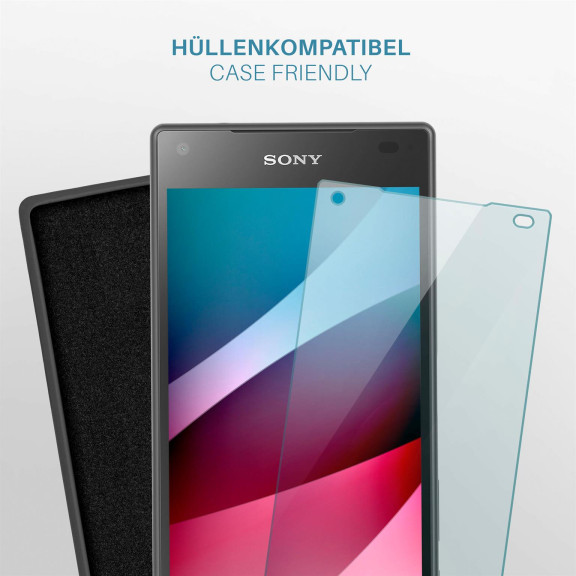 moex ShockProtect Sony Xperia Z5 Compact Panzerglas Klar – Weiteres Produktbild 6