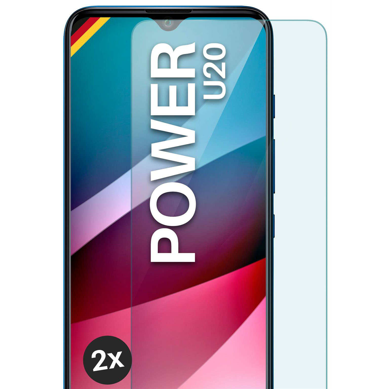 moex ShockProtect Wiko Power U20 Panzerglas Klar – Weiteres Produktbild 1 moex ShockProtect Wiko Power U20 Panzerglas Klar – Weiteres Produktbild 1
