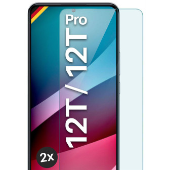 moex ShockProtect Xiaomi 12T Pro Panzerglas Klar – 2er Set