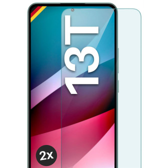 moex ShockProtect Xiaomi 13T Panzerglas Klar – 2er Set