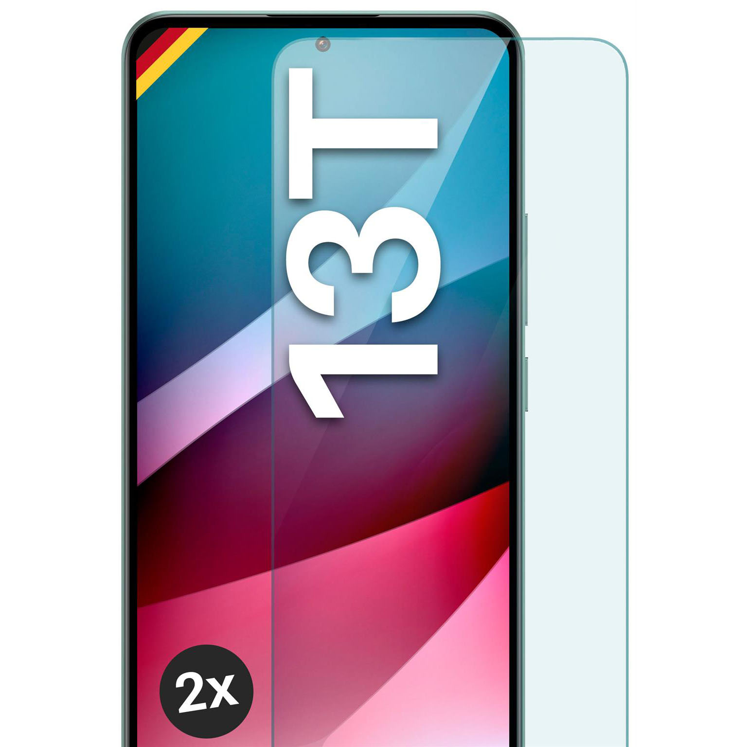 moex ShockProtect Xiaomi 13T Panzerglas Klar – 2er Set moex ShockProtect Xiaomi 13T Panzerglas Klar – 2er Set