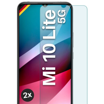 moex ShockProtect Xiaomi Mi 10 Lite 5G Panzerglas Klar – 2er Set