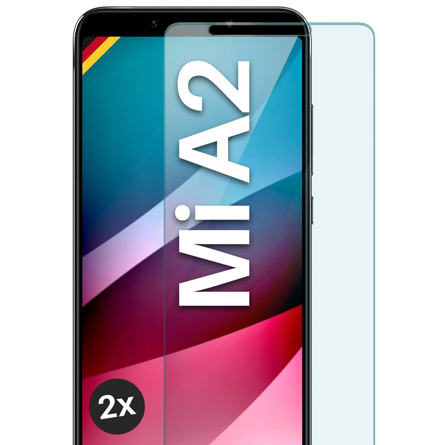 moex ShockProtect Xiaomi Mi A2 Panzerglas Klar – Weiteres Produktbild 1 moex ShockProtect Xiaomi Mi A2 Panzerglas Klar – Weiteres Produktbild 1