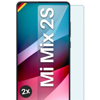 moex ShockProtect Xiaomi Mi Mix 2S Panzerglas Klar – 2er Set