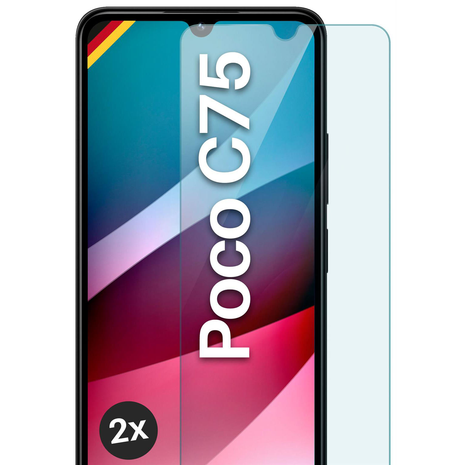moex ShockProtect Poco C75 Panzerglas Klar – Weiteres Produktbild 1 moex ShockProtect Poco C75 Panzerglas Klar – Weiteres Produktbild 1