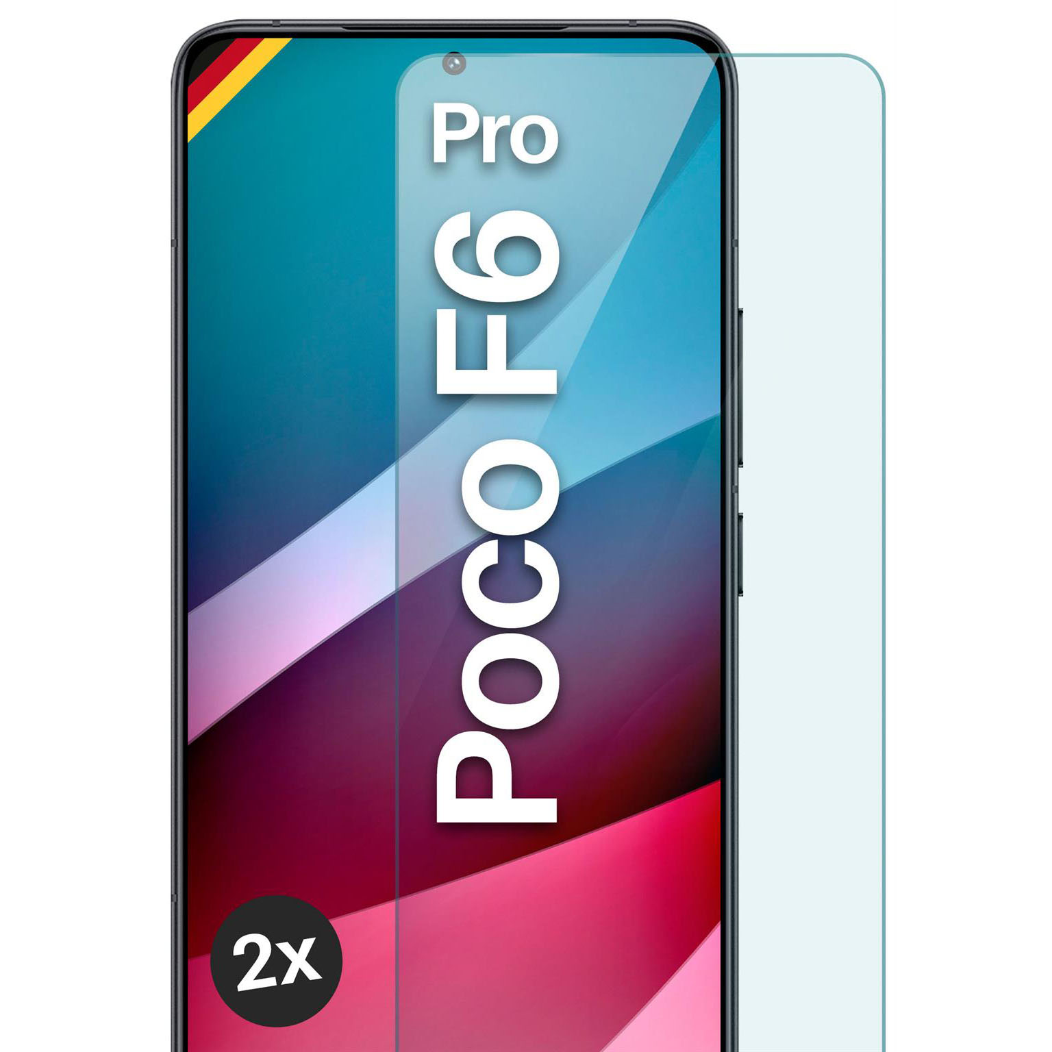 moex ShockProtect Poco F6 Pro Panzerglas Klar – undefined