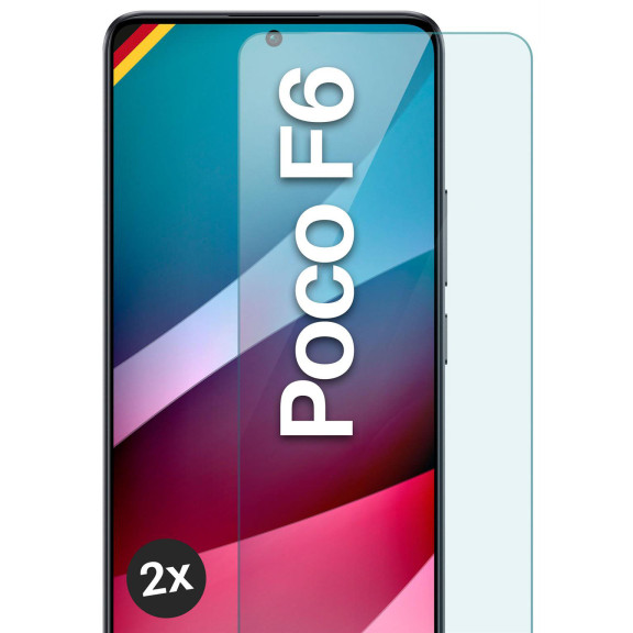 moex ShockProtect Poco F6 Panzerglas Klar – Weiteres Produktbild 1