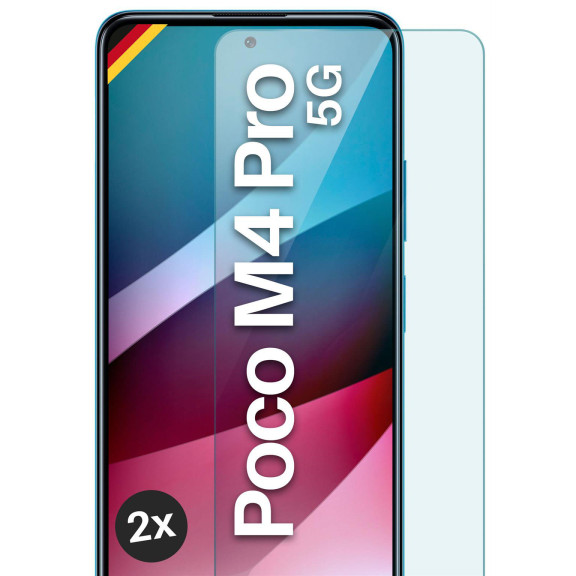 moex ShockProtect Poco M4 Pro 5G Panzerglas Klar – Weiteres Produktbild 1