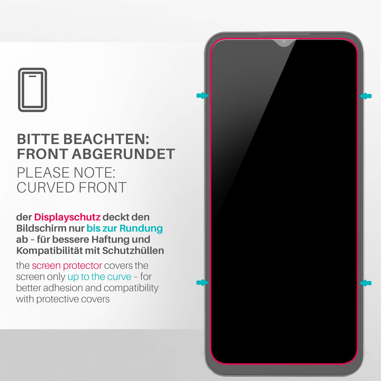 moex ShockProtect Poco M5 Panzerglas Klar – Weiteres Produktbild 3