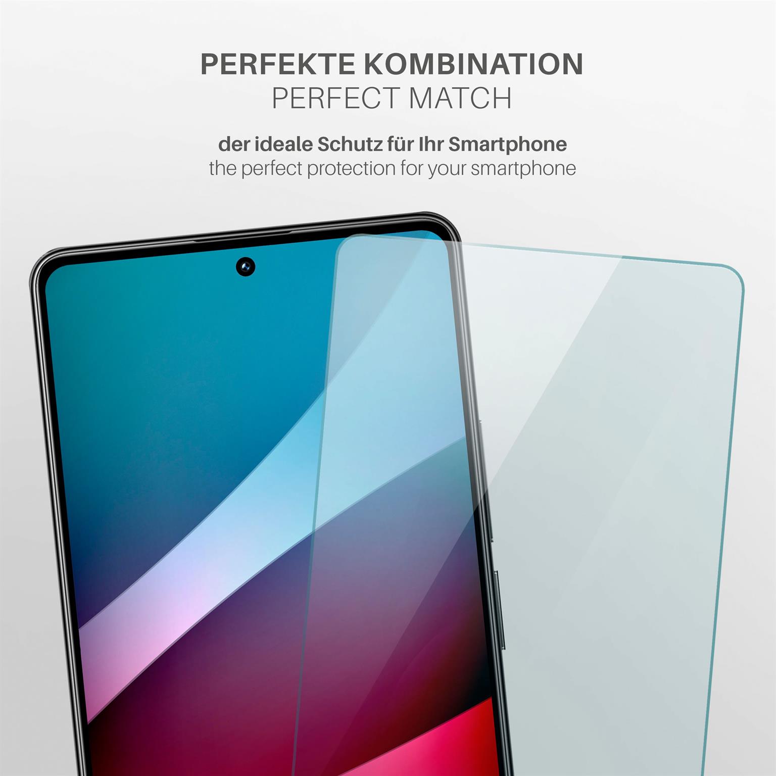 moex ShockProtect Poco M6 Pro (4G) Panzerglas Klar – Weiteres Produktbild 3