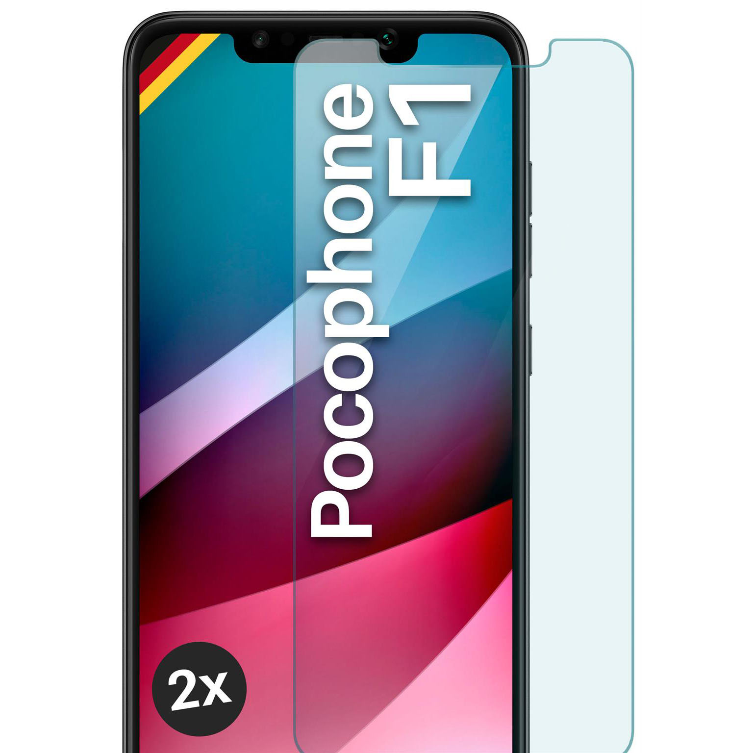 moex ShockProtect Pocophone F1 Panzerglas Klar – Weiteres Produktbild 1 moex ShockProtect Pocophone F1 Panzerglas Klar – Weiteres Produktbild 1