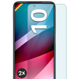 moex ShockProtect Redmi 10 Panzerglas Klar – 2er Set