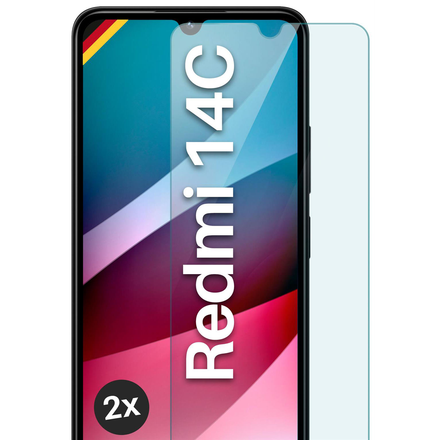 moex ShockProtect Redmi 14C Panzerglas Klar – Weiteres Produktbild 1 moex ShockProtect Redmi 14C Panzerglas Klar – Weiteres Produktbild 1