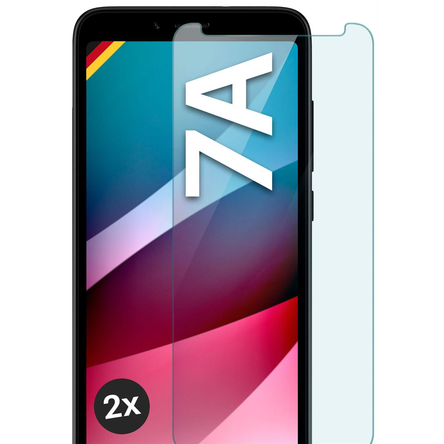 moex ShockProtect Redmi 7A Panzerglas Klar – Weiteres Produktbild 1 moex ShockProtect Redmi 7A Panzerglas Klar – Weiteres Produktbild 1