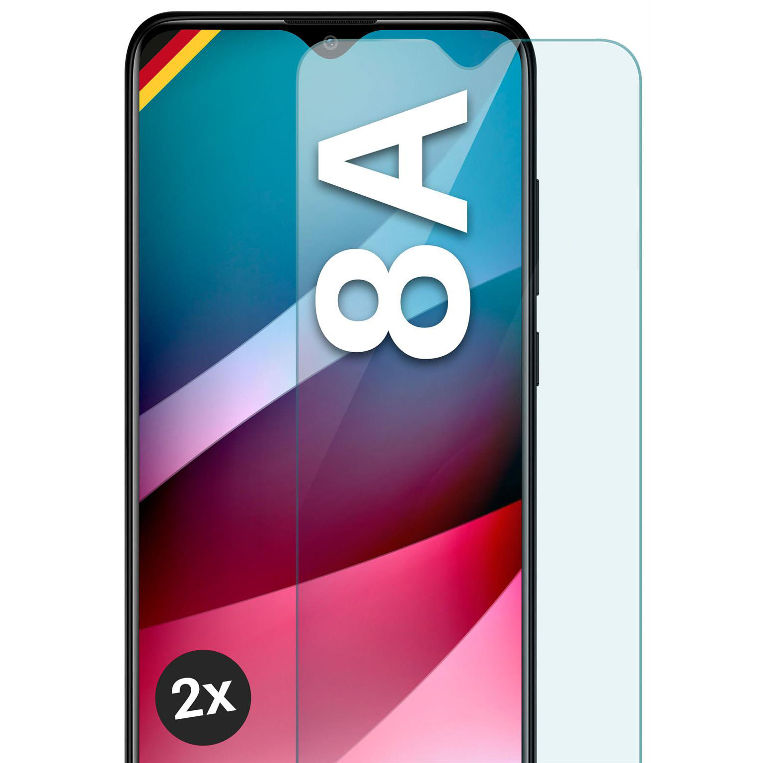 moex ShockProtect Redmi 8A Panzerglas Klar – Weiteres Produktbild 1 moex ShockProtect Redmi 8A Panzerglas Klar – Weiteres Produktbild 1