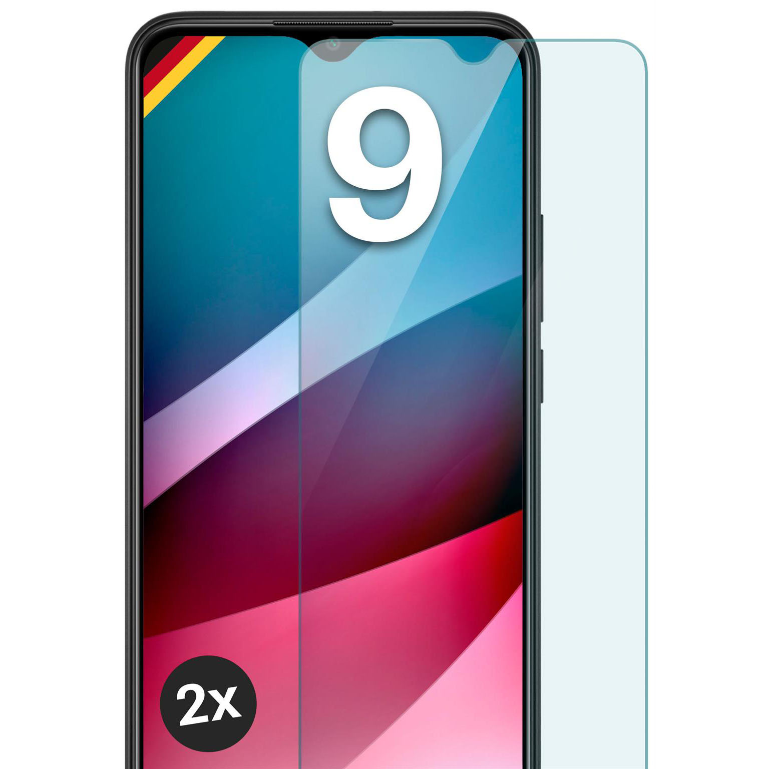 moex ShockProtect Redmi 9 Panzerglas Klar – undefined