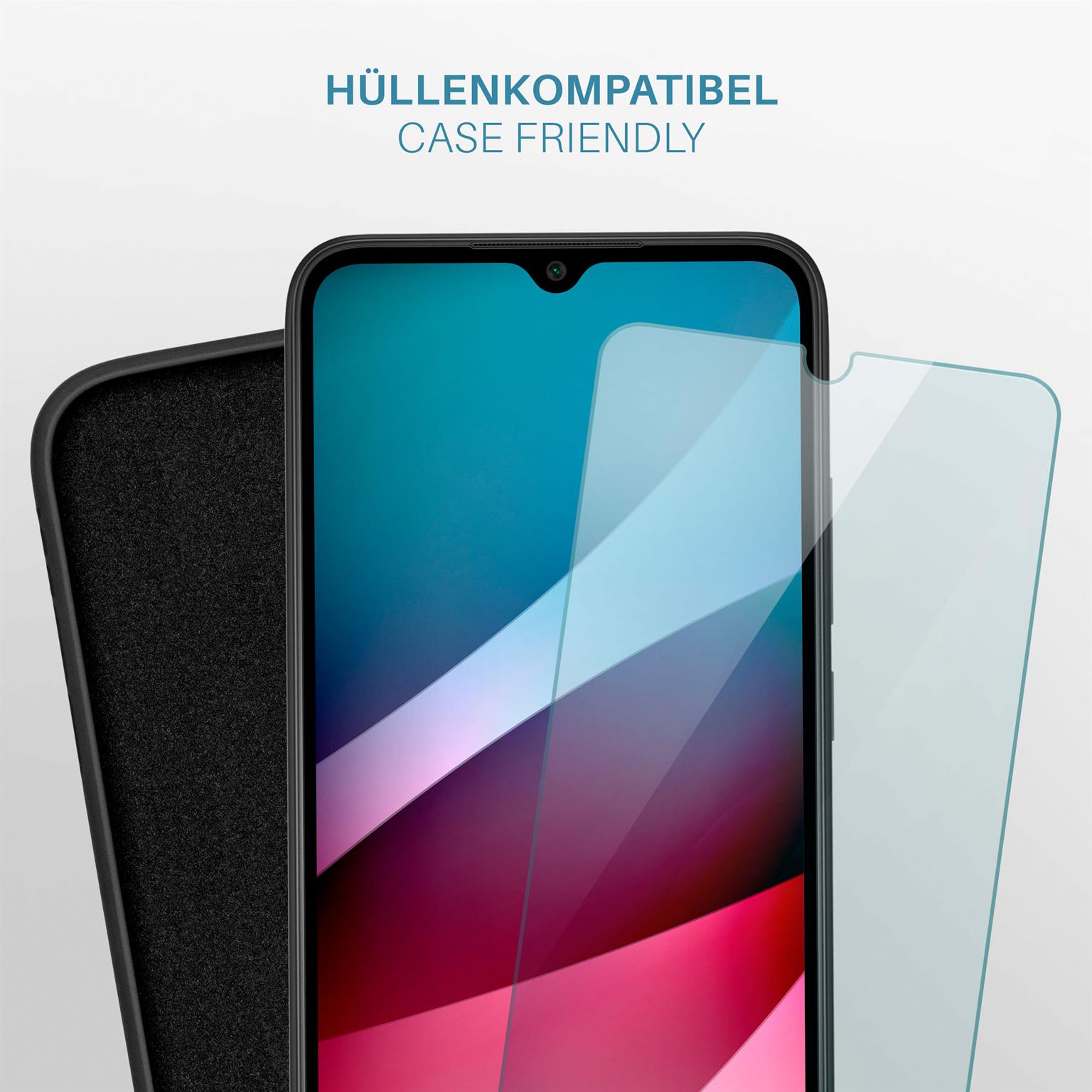 moex ShockProtect Redmi 9AT Panzerglas Klar – Weiteres Produktbild 6