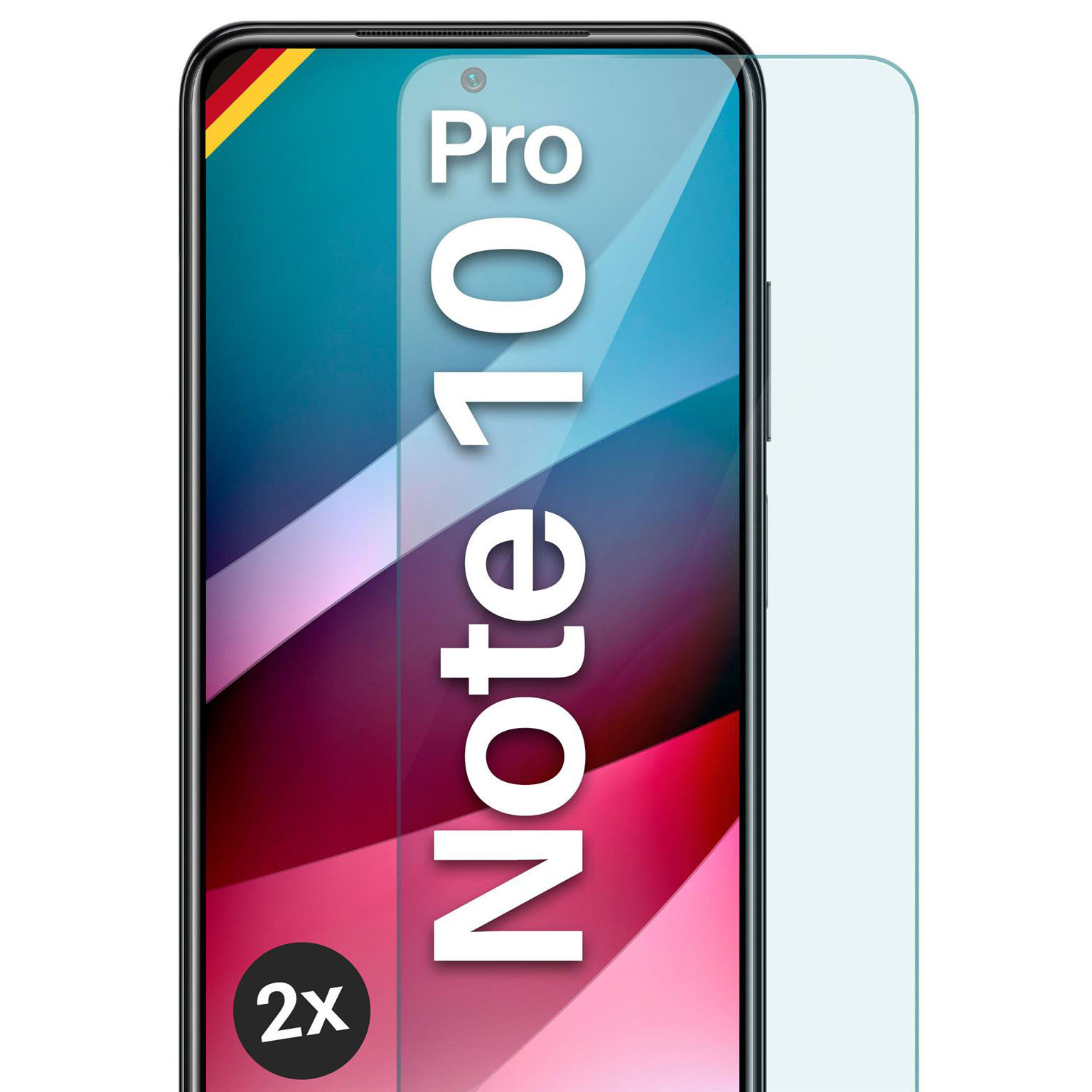 moex ShockProtect Redmi Note 10 Pro Panzerglas Klar – undefined
