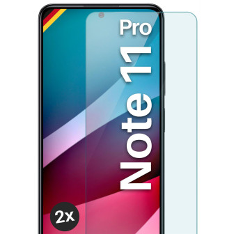 moex ShockProtect Redmi Note 11 Pro Panzerglas Klar – 2er Set