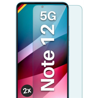 moex ShockProtect Redmi Note 12 5G Panzerglas Klar – 2er Set