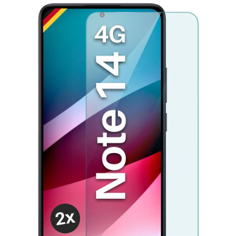 moex ShockProtect Redmi Note 14 (4G) Panzerglas Klar – 2er Set