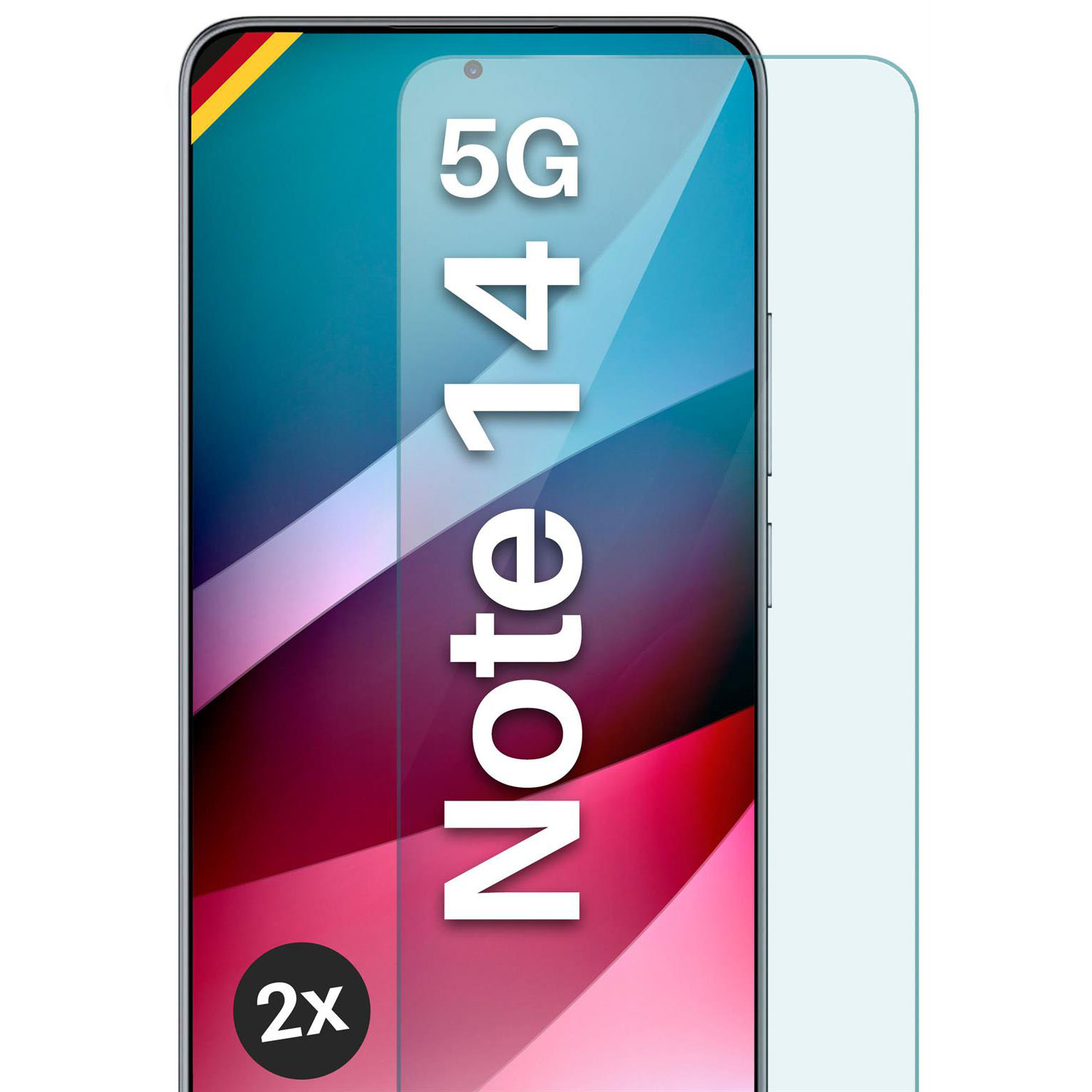 moex ShockProtect Redmi Note 14 5G Panzerglas Klar – undefined