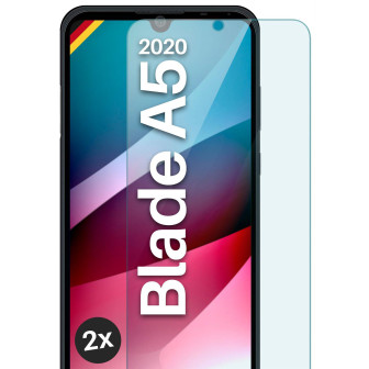 moex ShockProtect ZTE Blade A5 2020 Panzerglas Klar – 2er Set