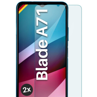 moex ShockProtect ZTE Blade A71 Panzerglas Klar – 2er Set