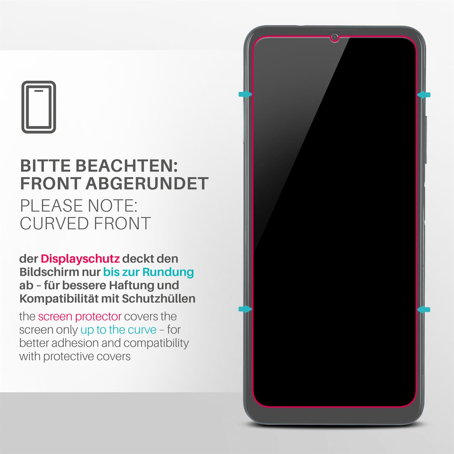 moex ShockProtect ZTE Blade A71 Panzerglas Klar – Weiteres Produktbild 3