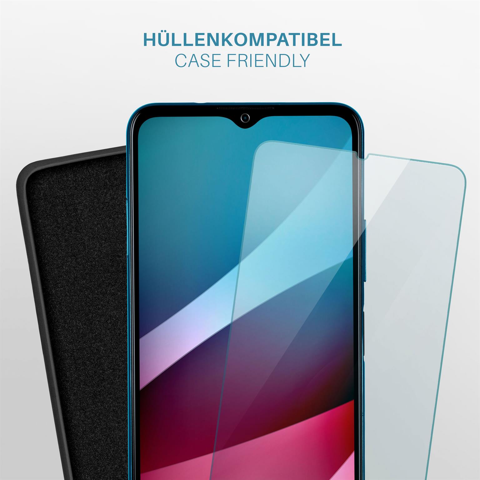 moex ShockProtect ZTE Blade A71 Panzerglas Klar – Weiteres Produktbild 6